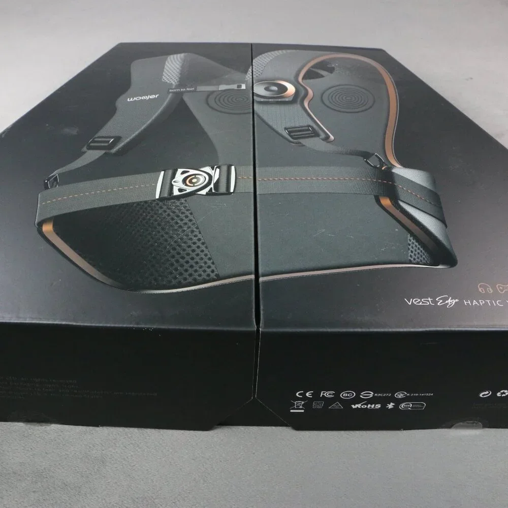 Woojer Vest Edge Haptic Vest for Gaming Music & VR Immersive 360° Experience